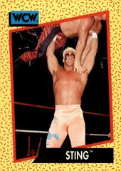Sting #9 Wrestling Cards 1991 Impel WCW Prices