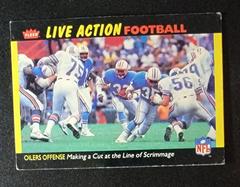 Oilers [Making A Cut At The Line Of Scrimmage] #19 #19 Football Cards 1987 Fleer Team Action Prices