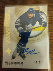 Nick Robertson [Gold Signature] Hockey Cards 2020 SP Prices