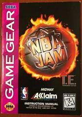 NBA Jam Tournament Edition - Manual | NBA Jam Tournament Edition Sega Game Gear