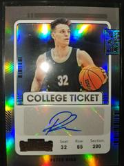 Peter Kiss #CT-PKI Basketball Cards 2022 Panini Chronicles Draft Picks Contenders College Ticket Autograph Prices