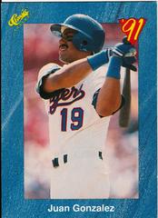 Juan Gonzalez Baseball Cards 1991 Classic Prices