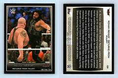 Roman Reigns Wrestling Cards 2015 Topps WWE Road to Wrestlemania Prices
