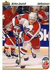 Brian Leetch Hockey Cards 1991 Upper Deck French Prices