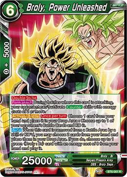 Broly, Power Unleashed BT6-061 Dragon Ball Super Destroyer Kings