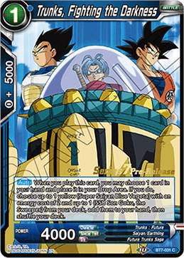 Trunks, Fighting the Darkness BT7-031_PR Dragon Ball Super Series 7 Pre-Release Promos