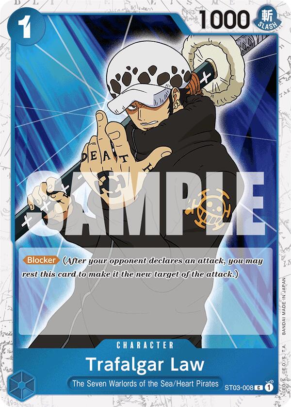 Trafalgar Law [Full Art PRB-01] ST03-008 One Piece Starter Deck 3: The Seven Warlords of the Sea