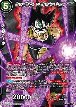 Masked Saiyan, the Mysterious Warrior EX02-02 Dragon Ball Super Expansion Set: Dark Demon's Villains