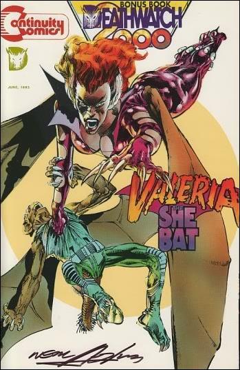 Valeria, the She-Bat [Gold Foil] #1 (1993) Comic Books Valeria, The She-Bat