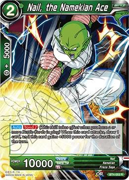 Nail, the Namekian Ace [Shatterfoil Foil] BT4-053 Dragon Ball Super Dragon Brawl