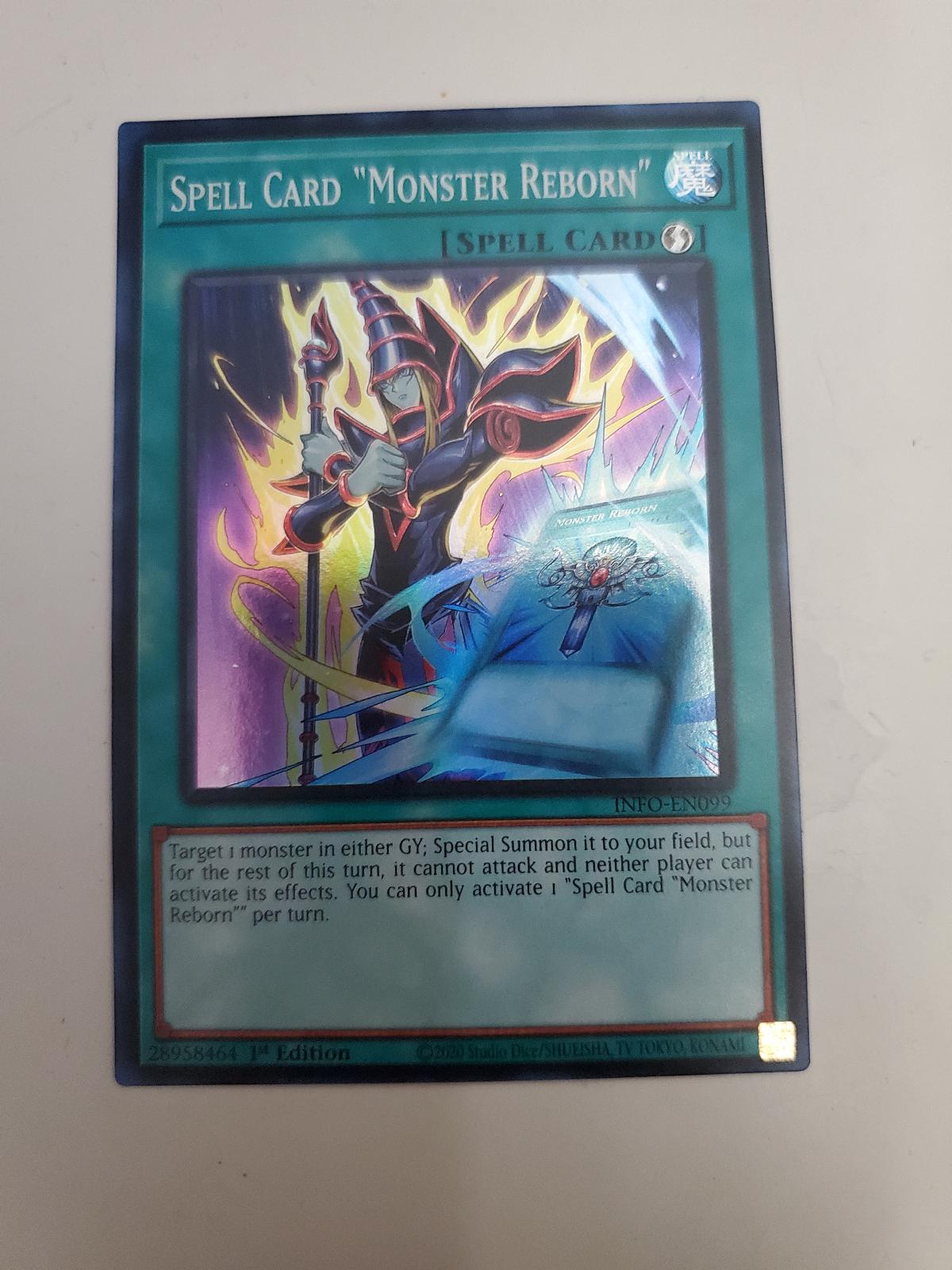 Spell Card Monster Reborn INFO-EN099 YuGiOh The Infinite Forbidden