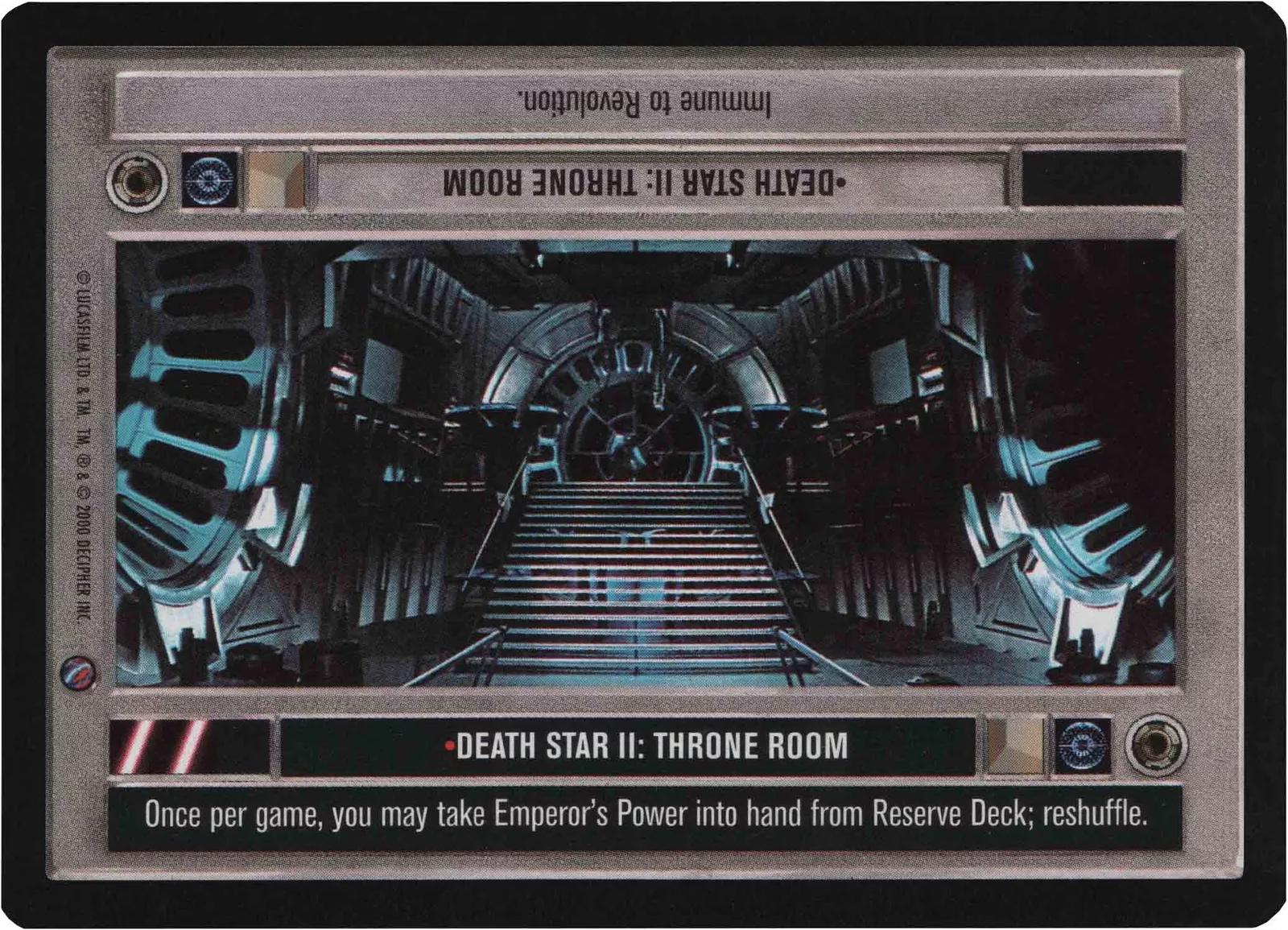 Death Star II: Throne Room [Limited] Star Wars CCG Death Star II