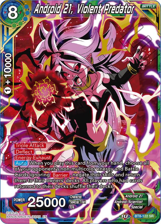 Android 21, Violent Predator BT8-122 Dragon Ball Super Malicious Machinations