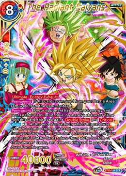 The Radiant Saiyans BT15-154 Dragon Ball Super Saiyan Showdown