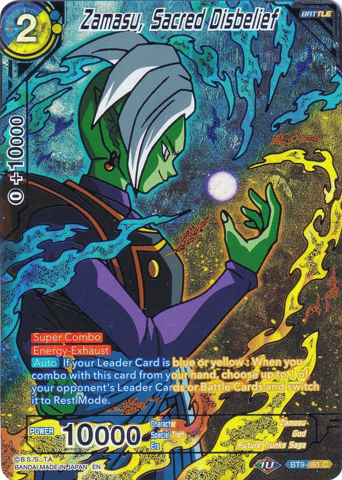 Zamasu, Sacred Disbelief [Foil] BT9-091 Dragon Ball Super Collector's Selection Vol.2