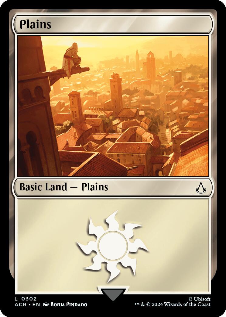 Plains #302 Magic Assassin's Creed