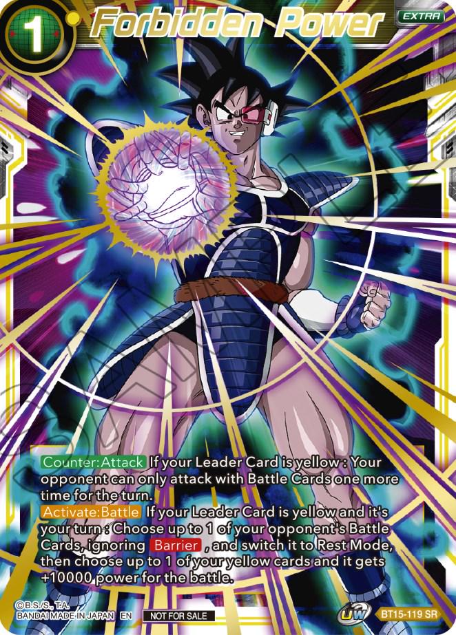 Forbidden Power [Top 32] BT15-119 Dragon Ball Super Divine Multiverse Release Promos