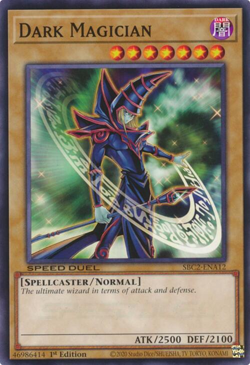 Dark Magician SBC2-ENA12 YuGiOh Speed Duel: Battle City Finals