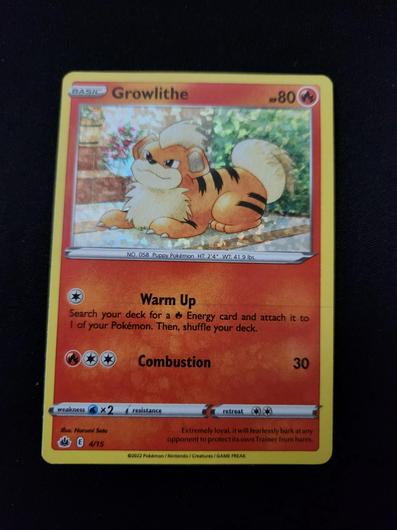 Growlithe [Holo] #4 photo