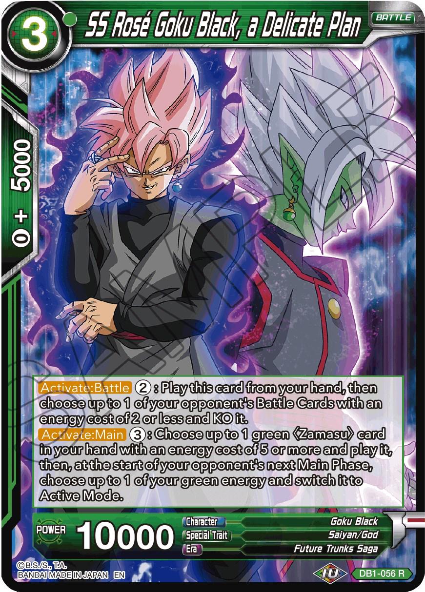 SS Rose Goku Black, a Delicate Plan [Reprint] DB1-056 Dragon Ball Super Battle Evolution Booster