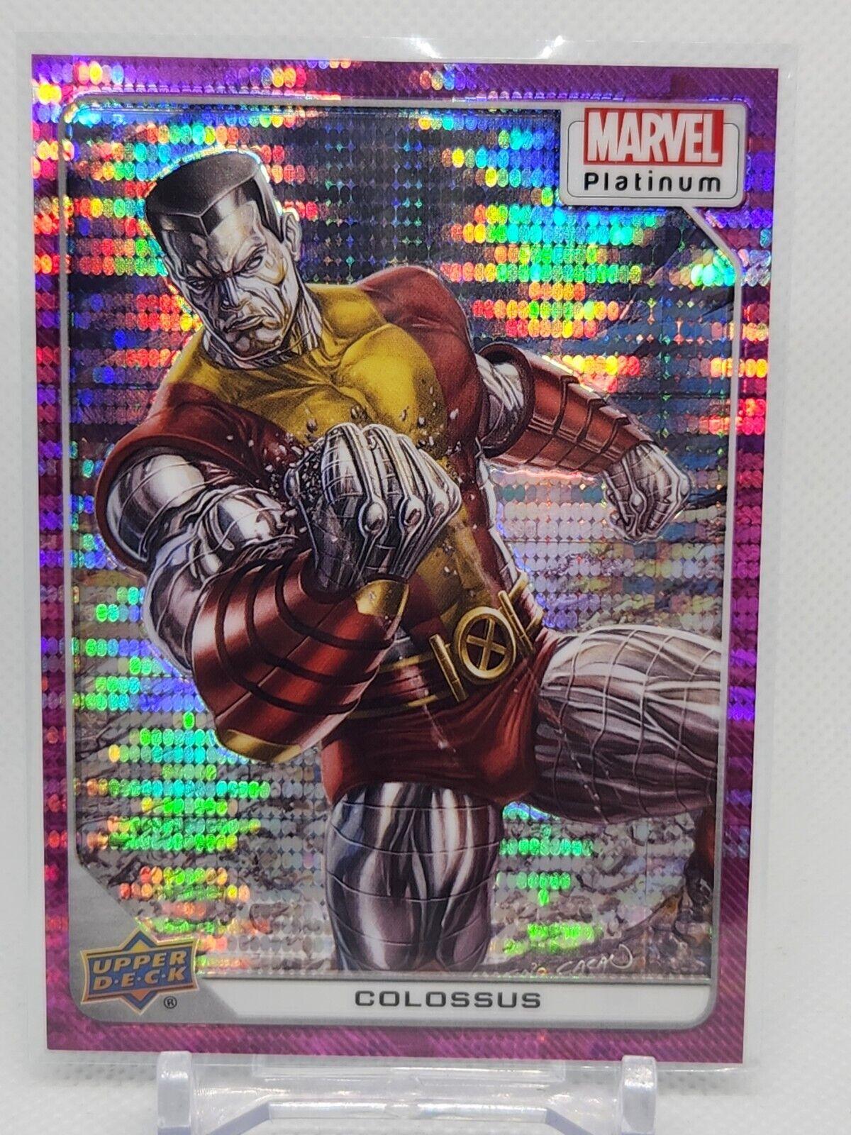 Colossus [Pink Pulsar] #64 Marvel 2023 Upper Deck Platinum