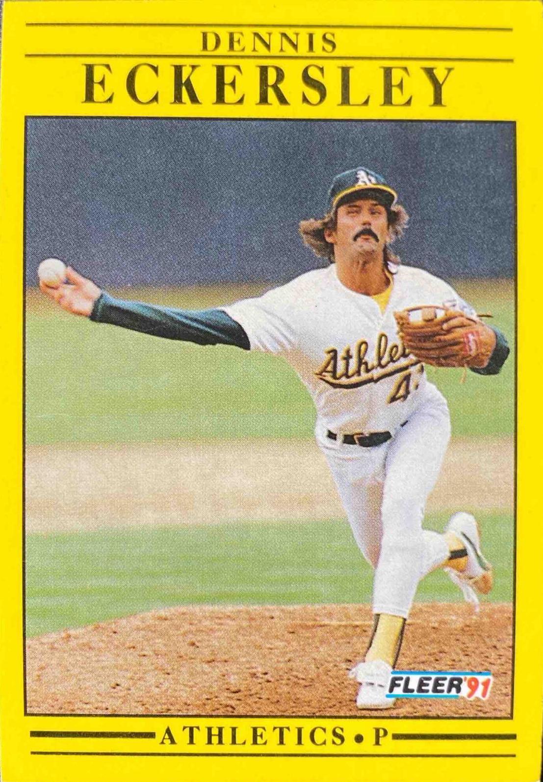 Dennis Eckersley 6 Prices 1991 Fleer Baseball Cards
