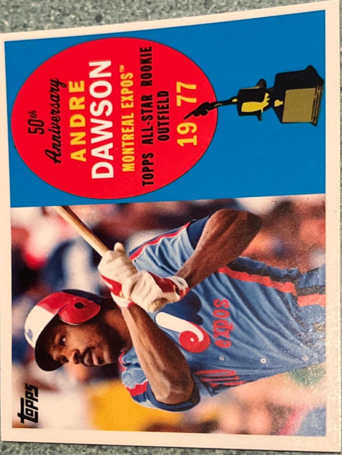 Andre Dawson #AR8 Baseball Cards 2008 Topps All Rookie 50th Anniversary