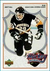 Brett Hull [1985 Goal Scoring Leader] #3 Hockey Cards 1991 Upper Deck Brett Hull Heroes Prices