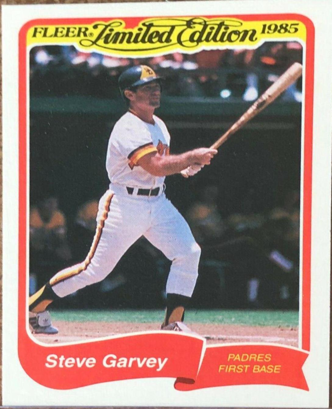 Steve Garvey #9 Baseball Cards 1985 Fleer Limited Edition