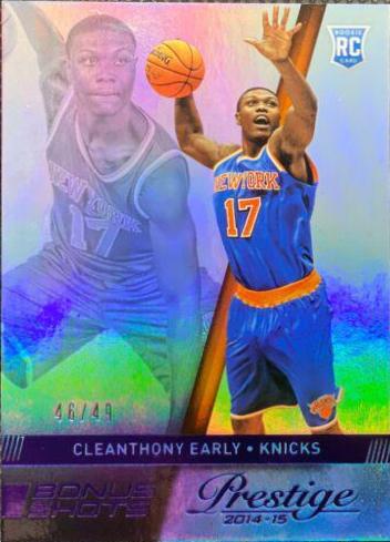 Cleanthony Early [Premium Bonus Shots Purple] #189 Basketball Cards 2014 Panini Prestige