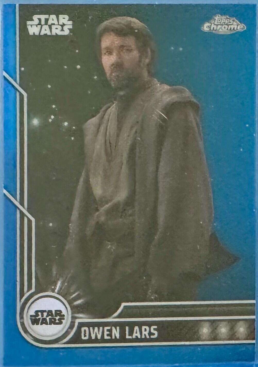 Owen Lars [Blue Refractor] #11 Star Wars 2023 Topps Chrome