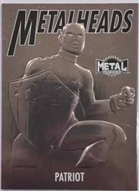 Patriot #MH-27 2024 SkyBox Metal Universe Avengers Metalheads