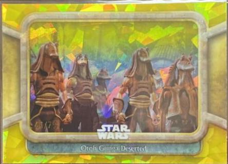 Otoh Gunga Deserted [Yellow] #68 Star Wars 2024 Topps Chrome Sapphire