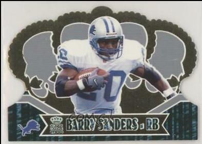 Barry Sanders #35 Football Cards 2000 Pacific Crown Royale