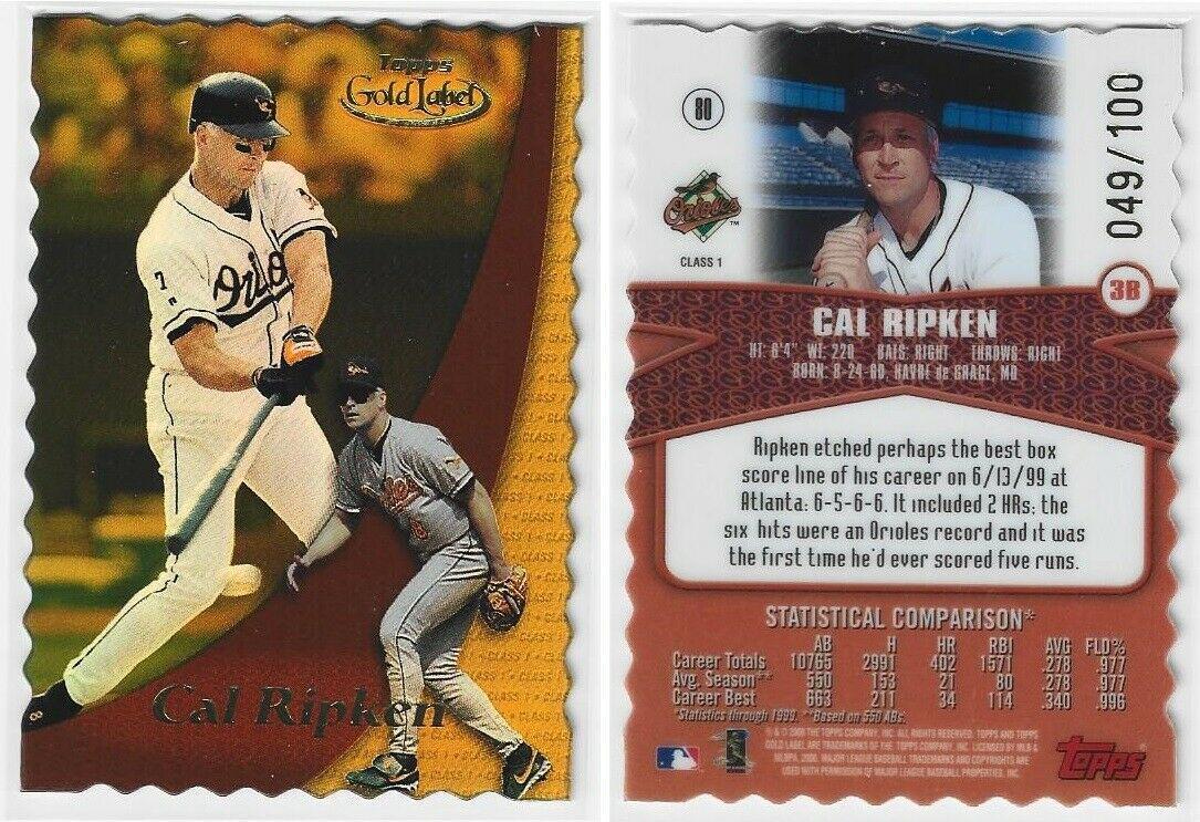 Cal Ripken Jr. [Class 1 Gold] #80 Prices | 2000 Topps Gold Label