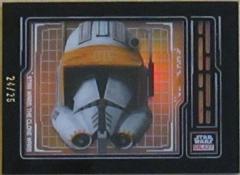 Commander Cody Helmet  [Orange Refractor] #AS-1 Star Wars 2024 Topps Chrome Galaxy Armor Shadowbox Prices