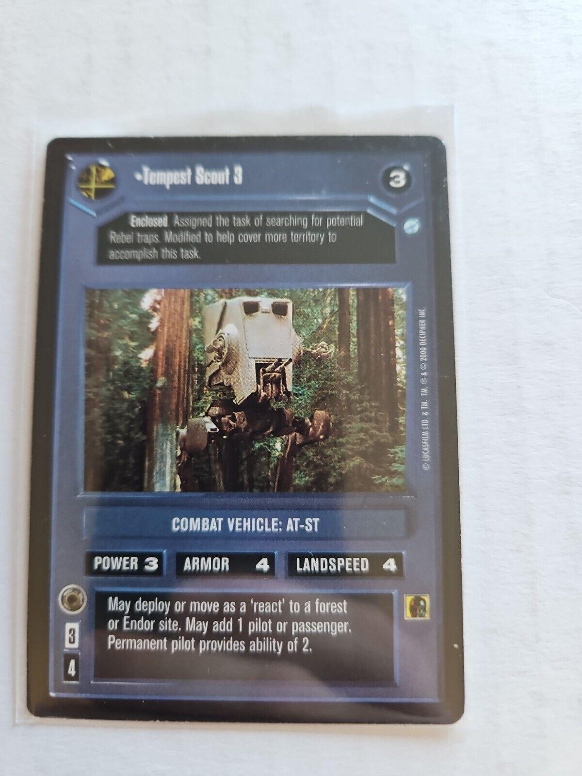 Tempest Scout 3 [Limited] Star Wars CCG Endor