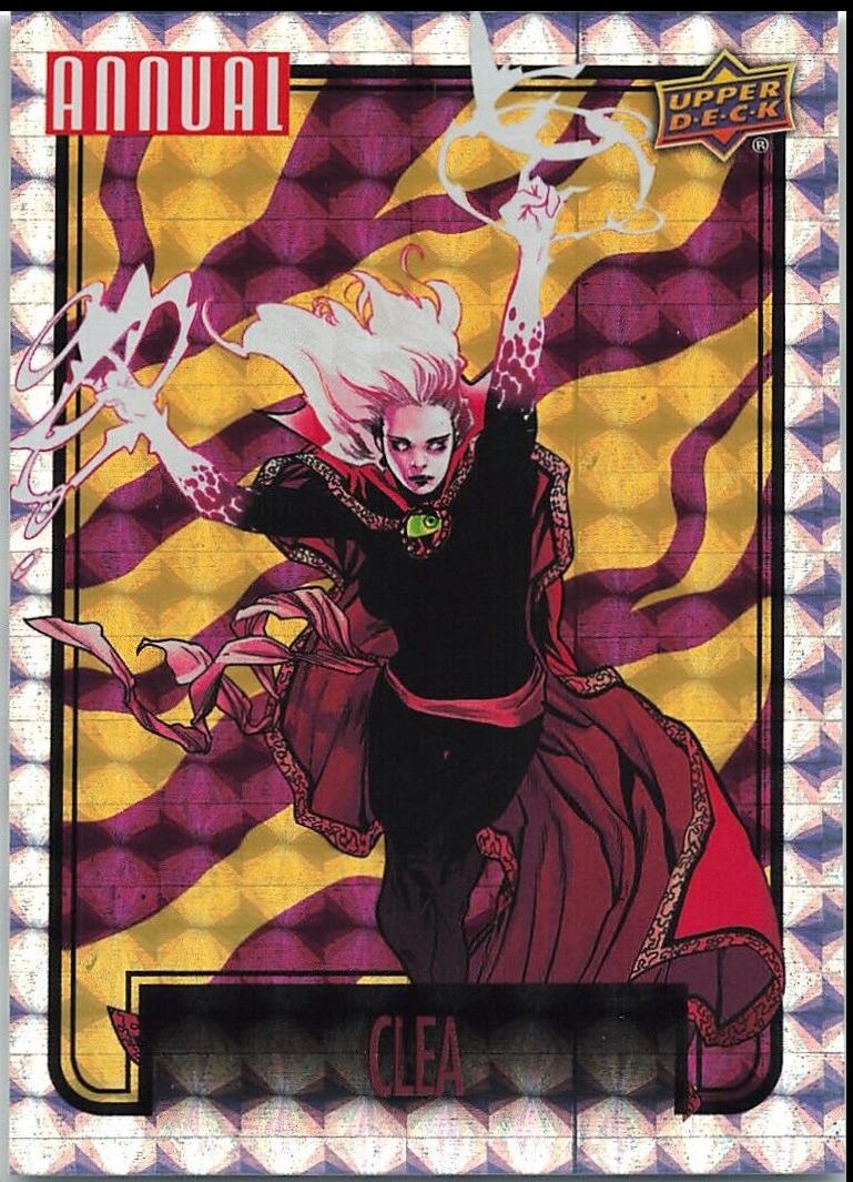 Clea [Gold] #B3 Marvel 2022 Upper Deck Annual Backscatters