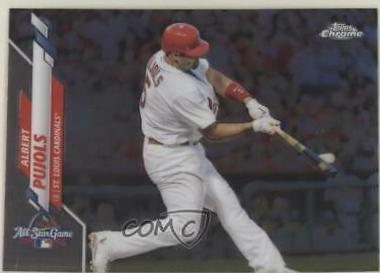 Albert Pujols #U-78 Baseball Cards 2020 Topps Chrome Update