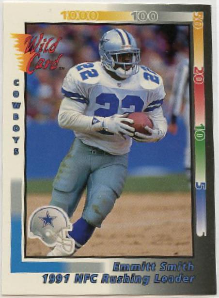 Emmitt Smith #245 Prices | 1992 Wild Card | Football Cards