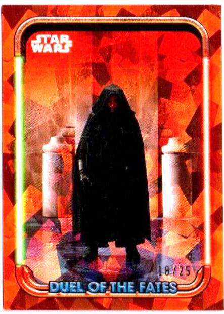 Enter: Darth Maul! [Orange] #DF-2 Star Wars 2024 Topps Chrome Sapphire Duel of the Fates