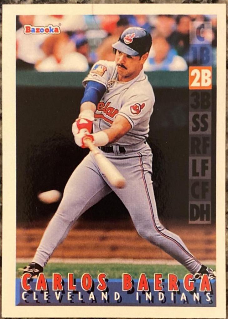 Carlos Baerga #103 Baseball Cards 1995 Bazooka