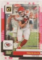 Travis Kelce [Techno] #24 Football Cards 2022 Panini Clearly Donruss Prices