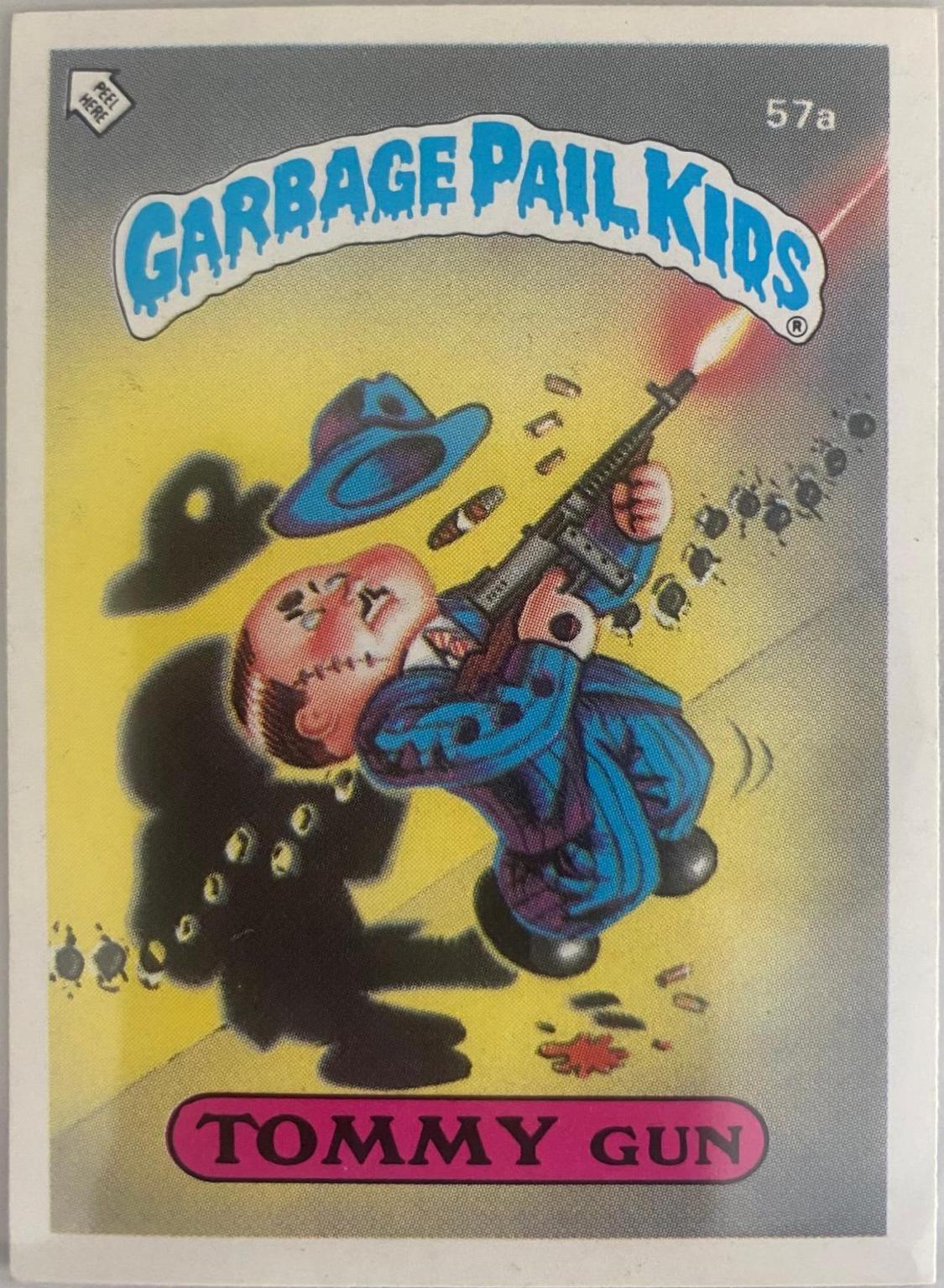 Tommy Gun #57A Garbage Pail Kids 1985 Mini