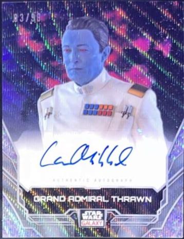 Lars Mikkelsen as Grand Admiral Thrawn #A-LM Star Wars 2024 Topps Chrome Galaxy Autograph