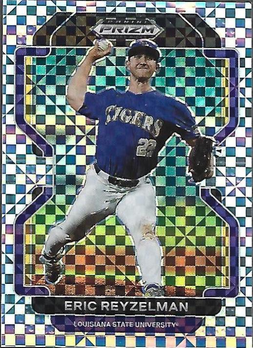 Eric Reyzelman [Power Plaid] #PDP160 Prices | 2022 Panini Prizm Draft ...