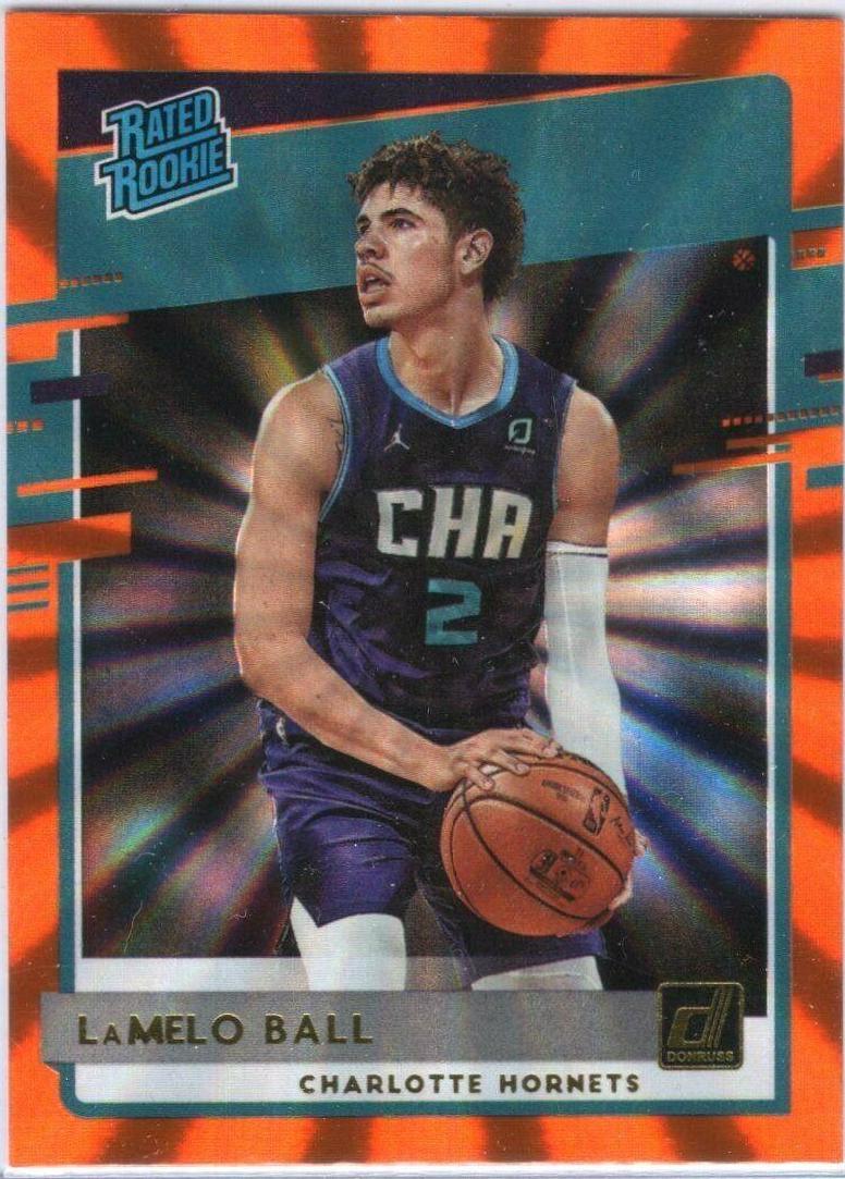 Lamelo Ball hot Orange Laser PSA 10