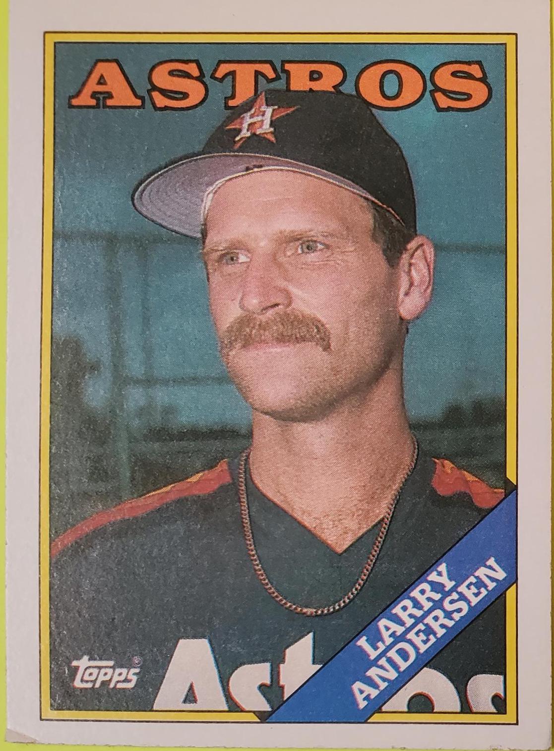 Larry Andersen #342 Baseball Cards 1988 Topps Tiffany