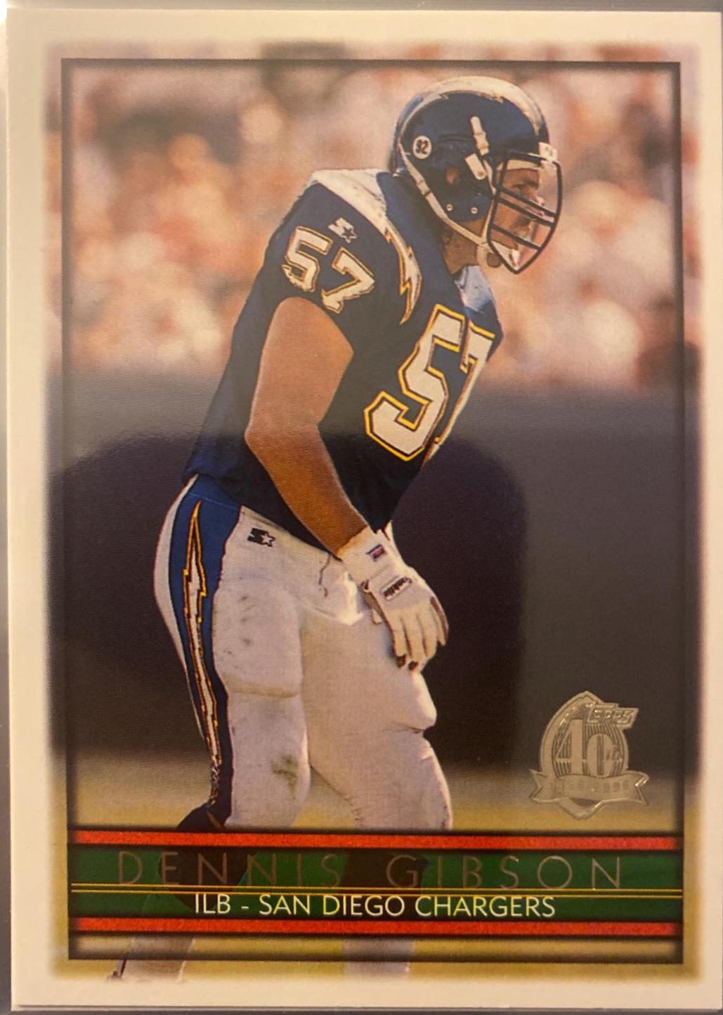 Dennis Gibson #312 Football Cards 1996 Topps