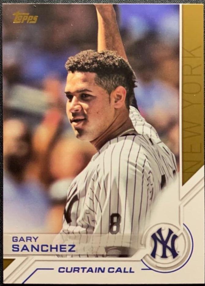 Gary Sanchez #S-116 Baseball Cards 2017 Topps Salute